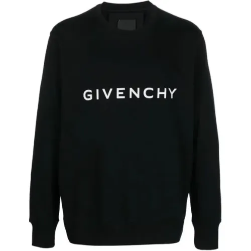 Logo-Print Baumwoll-Sweatshirt , Herren, Größe: L - Givenchy - Modalova