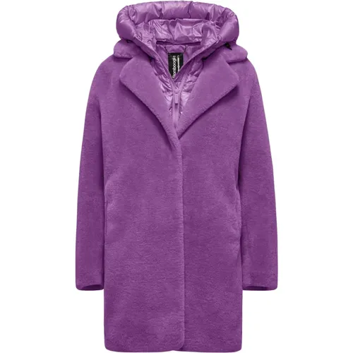 Odessa Overcoat - Faux Fur Coat , female, Sizes: XL, S, M, L, XS - BomBoogie - Modalova