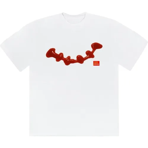 Limitierte Auflage Ketchup T-shirt Weiß - Travis Scott - Modalova