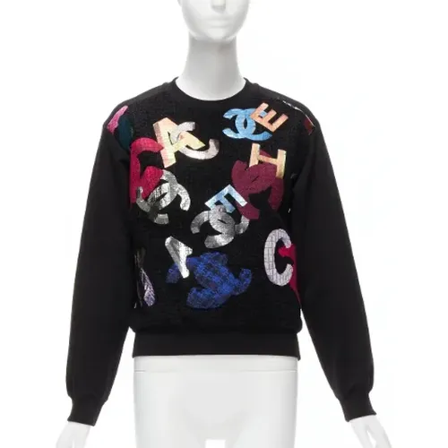 Pre-owned Cotton Chanel Sweater , female, Sizes: S - Chanel Vintage - Modalova