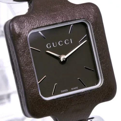 Pre-owned Stainless Steel watches , female, Sizes: ONE SIZE - Gucci Vintage - Modalova