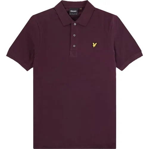 Burgundy Polo Shirt Elevate Style , Herren, Größe: 2XL - Lyle & Scott - Modalova