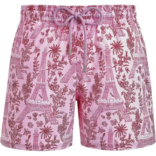 Polyester Swim Shorts with Pockets , male, Sizes: 2XL, XL, L - Vilebrequin - Modalova
