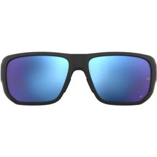 Schwarze Resin Sonnenbrille für Männer , Herren, Größe: 63 MM - Under Armour - Modalova