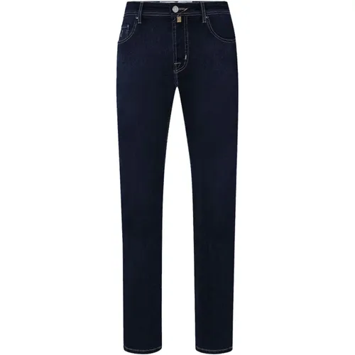 Slim Fit Dunkelblaue Jeans - Jacob Cohën - Modalova