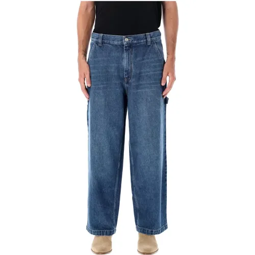 Denim Wide-Leg Jeans , male, Sizes: W31, W34, W30, W32, W33 - Isabel marant - Modalova