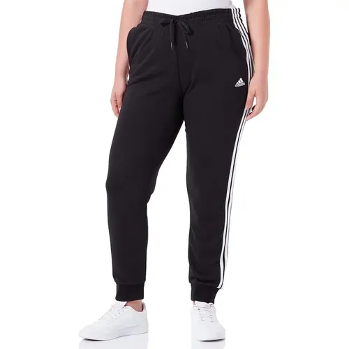 Schwarze Slim Tapered Cuffed Trainingshose - Adidas - Modalova