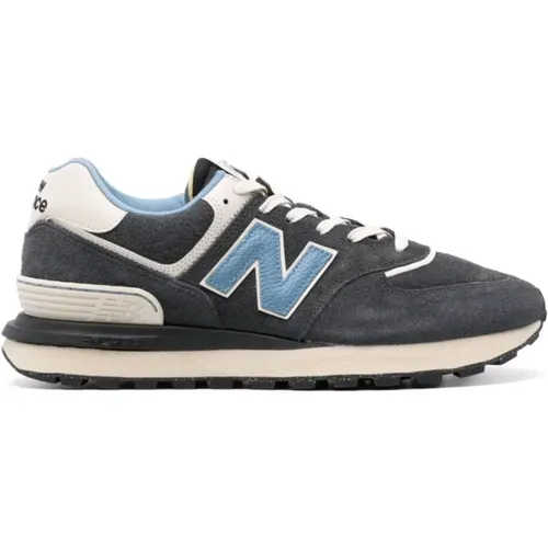 Graue Sneakers mit Farbblock-Design , Herren, Größe: 46 1/2 EU - New Balance - Modalova