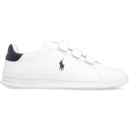 Niedrige Ledersneakers , Damen, Größe: 38 EU - Ralph Lauren - Modalova