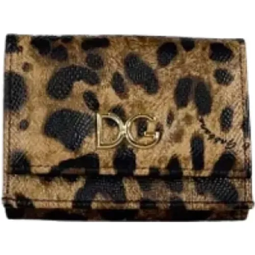 Pre-owned Leather wallets , female, Sizes: ONE SIZE - Dolce & Gabbana Pre-owned - Modalova