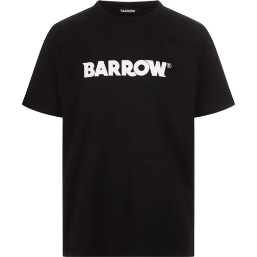 Schwarzes Lächeln Logo T-Shirt , Herren, Größe: XL - BARROW - Modalova