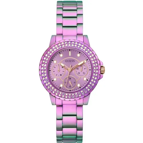 Crown Jewel Bracelet Watch with Crystals , female, Sizes: ONE SIZE - Guess - Modalova