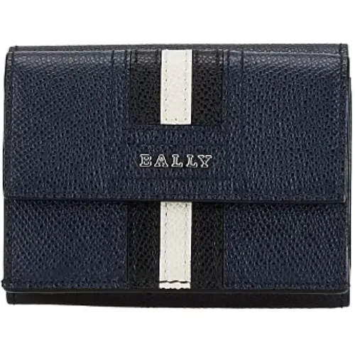 Pre-owned Leather wallets , male, Sizes: ONE SIZE - Bally Pre-owned - Modalova