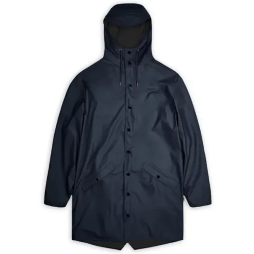 Rains , Jacket ,Blue male, Sizes: M - Rains - Modalova