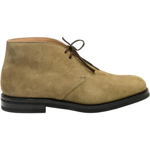 Suede Chukka Boot in , male, Sizes: 8 UK, 9 1/2 UK - Church's - Modalova