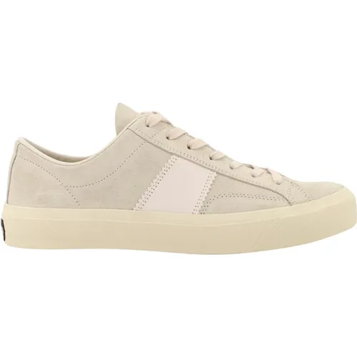 Suede Lace-up Sneakers , male, Sizes: 6 UK, 7 UK, 8 UK - Tom Ford - Modalova