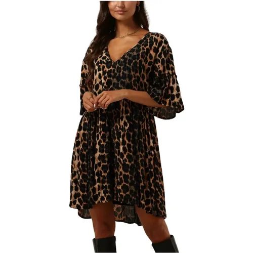 Animal Print Mini Kleid Damen - ALIX The Label - Modalova