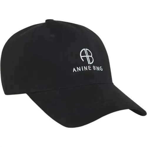 Schwarze Jeremy Baseball Cap - Anine Bing - Modalova