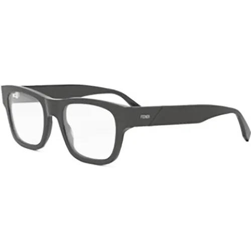 Stylish Grey Optical Frames , female, Sizes: 53 MM - Fendi - Modalova