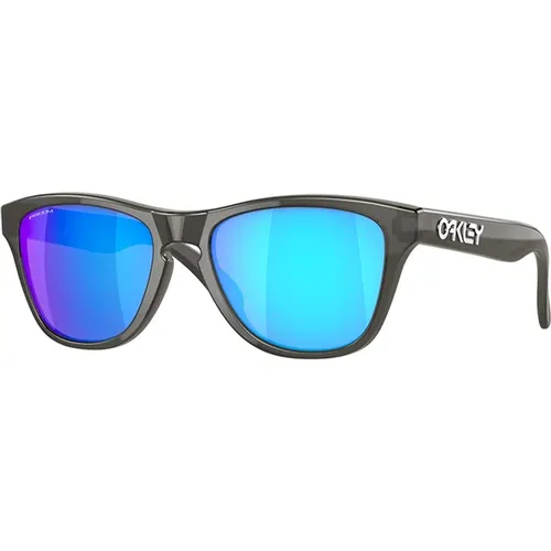 Frogskins XXS Sonnenbrille Prizm Sapphire Grau,Sunglasses,FROGSKINS XXS Sonnenbrille Schwarz,FROGSKINS XXS Sonnenbrille - Oakley - Modalova