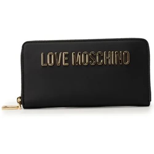Large Womens Wallet , female, Sizes: ONE SIZE - Love Moschino - Modalova