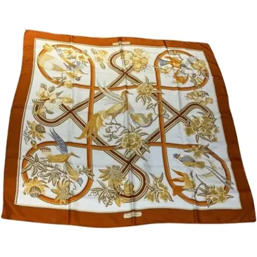 Pre-owned Silk scarves , female, Sizes: ONE SIZE - Hermès Vintage - Modalova