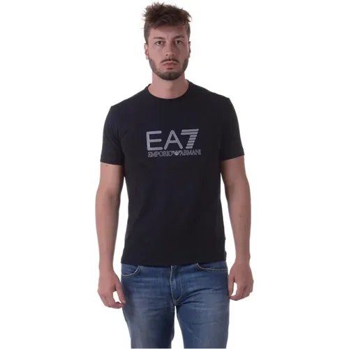 Lässiger Sweatshirt für Männer , Herren, Größe: 2XL - Emporio Armani EA7 - Modalova