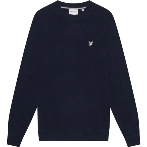 Cashmere Blend Crew Neck Jumper , Herren, Größe: M - Lyle & Scott - Modalova