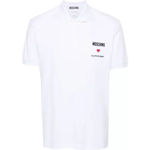 Polo Piquet , male, Sizes: L, M, XL - Moschino - Modalova