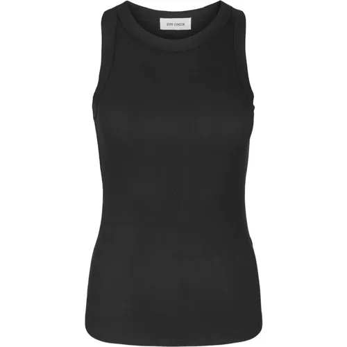 Ribbed Top Snos215 , female, Sizes: L, XS, XL, S, M - Sofie Schnoor - Modalova