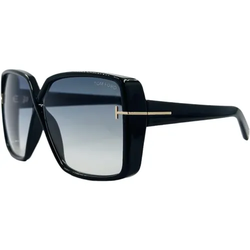 Quadratische Sonnenbrille Schwarze Verlaufsgläser - Tom Ford - Modalova