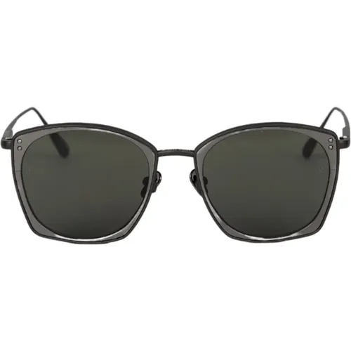 Black Series Sunglasses in Black , unisex, Sizes: ONE SIZE - Linda Farrow - Modalova