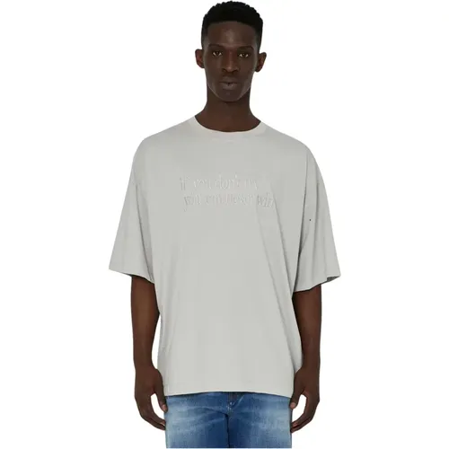 Besticktes Vorderseite Rundhals T-shirt - John Richmond - Modalova