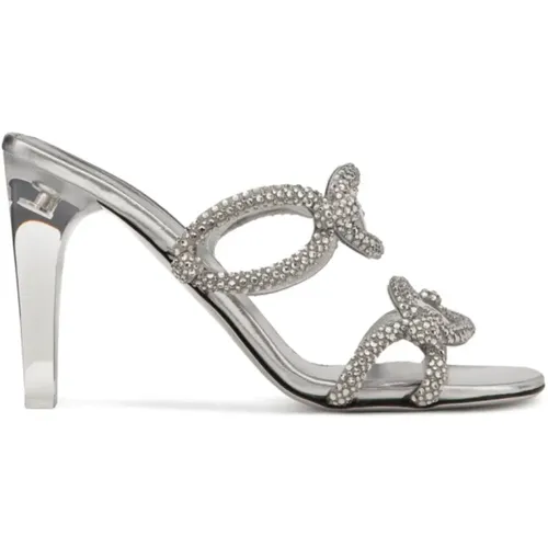 Embellished Slide Sandals , female, Sizes: 4 1/2 UK, 4 UK, 6 UK, 5 1/2 UK - Valentino - Modalova
