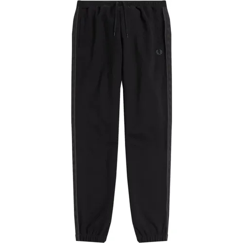 Men`s Nero T2514 102 NER Sweatpants , male, Sizes: S, L, M, XS - Fred Perry - Modalova