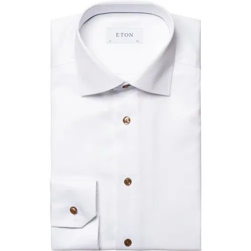 Contemporary Fit Shirt , male, Sizes: XL, 6XL, 4XL, 3XL, 2XL, M - Eton - Modalova