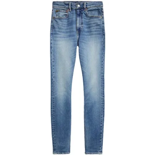 High Waist Skinny Jeans Tompkins , Damen, Größe: W28 - Polo Ralph Lauren - Modalova