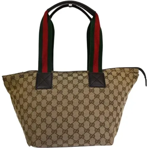 Pre-owned Cotton totes , female, Sizes: ONE SIZE - Gucci Vintage - Modalova