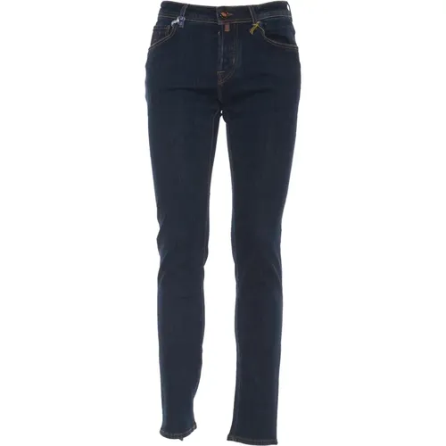 Dunkelblaue Super Slim Jeans - Jacob Cohën - Modalova