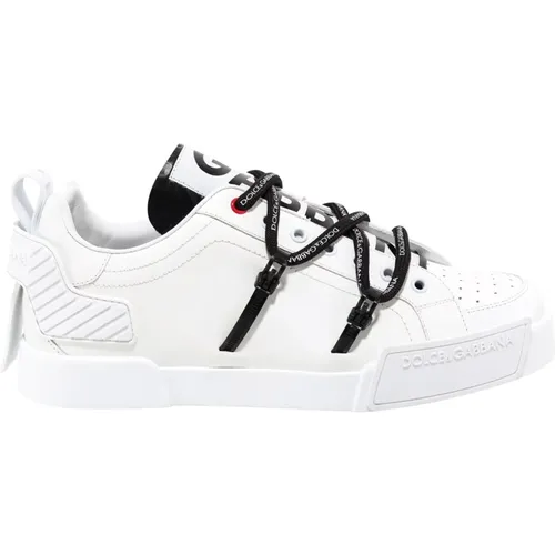 Leather Sneakers Stylish Choice , male, Sizes: 7 UK, 6 UK - Dolce & Gabbana - Modalova