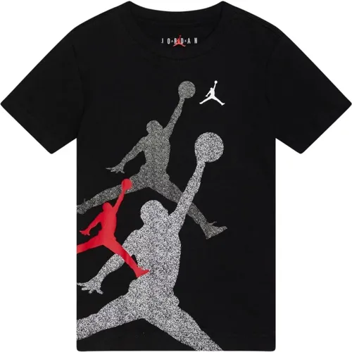Schwarzes T-Shirt mit kurzen Ärmeln und Jumpman-Logo - Jordan - Modalova