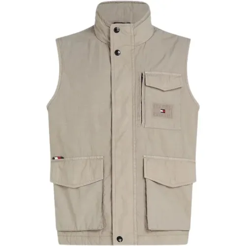 Utility Sleeveless Vest , male, Sizes: M, S - Tommy Hilfiger - Modalova