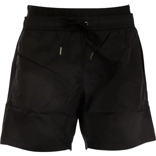 Herren Trendy Schwarze Boxer Badebekleidung - Trussardi - Modalova