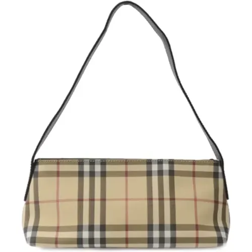 Pre-owned Canvas shoulder-bags , female, Sizes: ONE SIZE - Burberry Vintage - Modalova