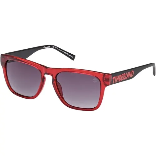 Red Gradient Sunglasses Tb00011-66B , male, Sizes: 53 MM - Timberland - Modalova