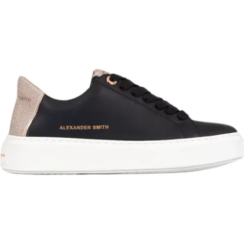 Schwarze Kupfer London Damen Sneakers , Damen, Größe: 40 EU - Alexander Smith - Modalova