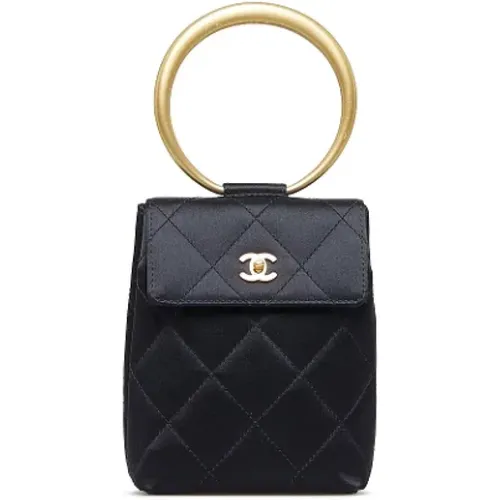 Pre-owned Satin handbags , female, Sizes: ONE SIZE - Chanel Vintage - Modalova
