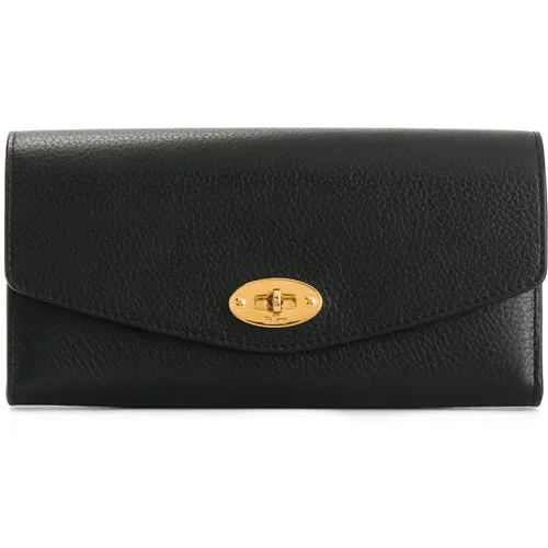 Darley Wallet, Leather , female, Sizes: ONE SIZE - Mulberry - Modalova