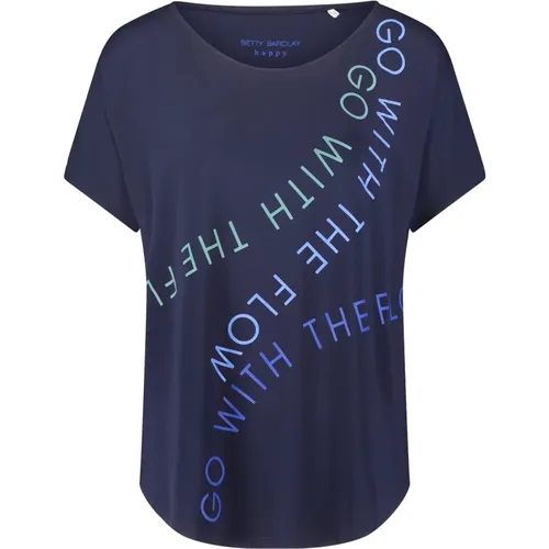 Oversize V-Ausschnitt Shirt aus Bambusviskose , Damen, Größe: 2XL - Betty Barclay - Modalova