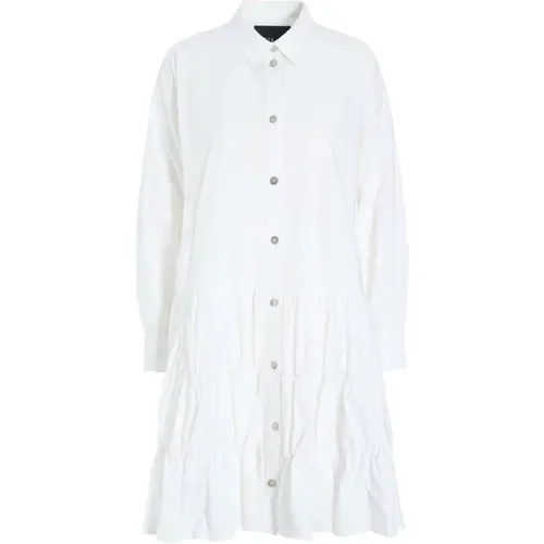 Core Cotton Dress with Ruffles , female, Sizes: M, S, XL, XS, L, 2XL - Bitte Kai Rand - Modalova